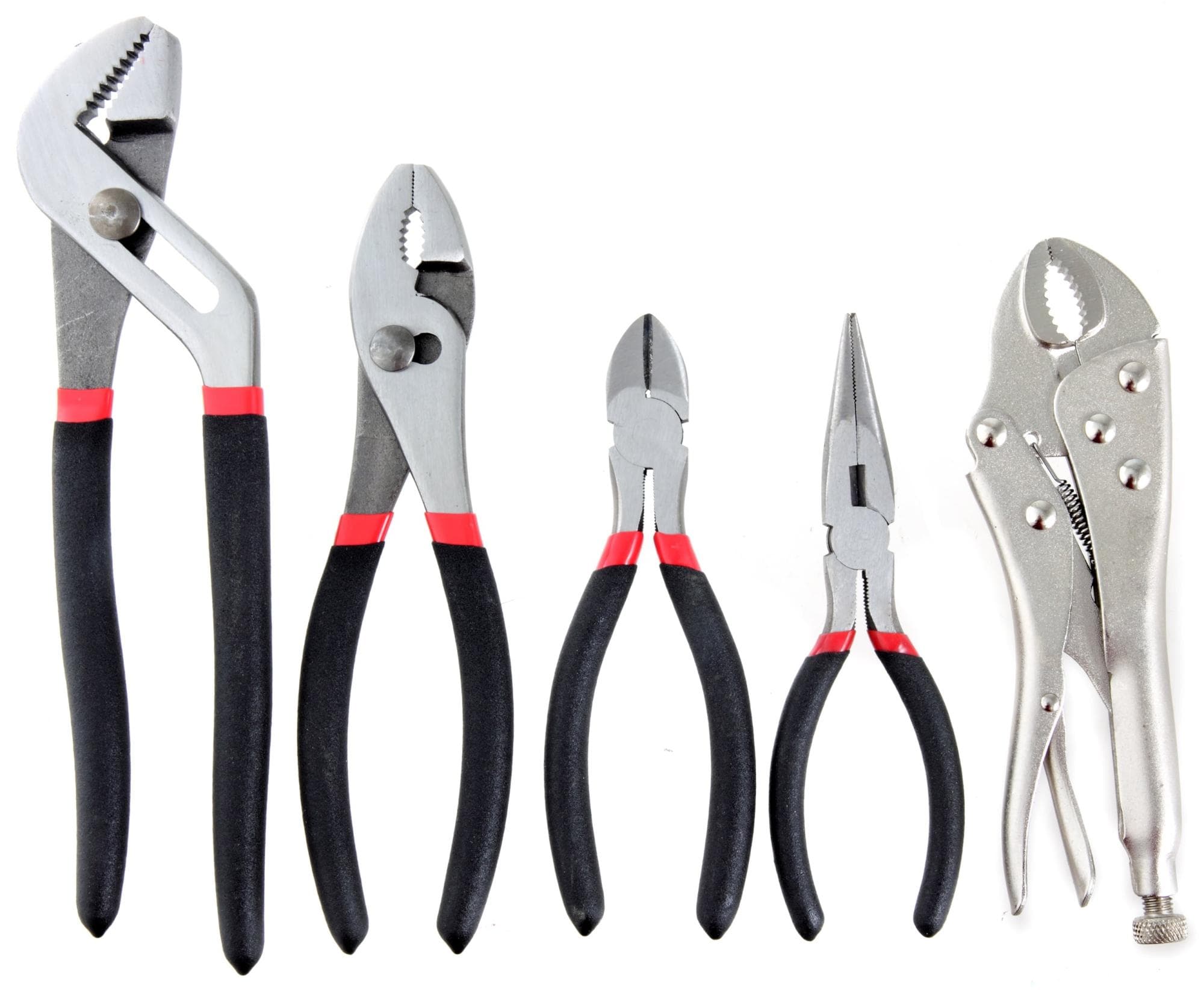 Hyper Tough 5-Piece Pliers Set - Versatile Tool Kit