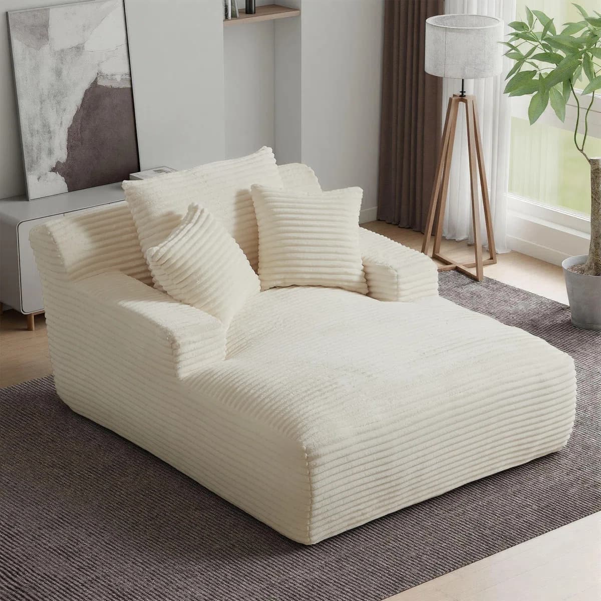 Upholstered Oversized Sleeper Sofa for $257