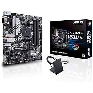 Powerful ASUS PRIME B550M-A WIFI II Micro-ATX Motherboard for $80
