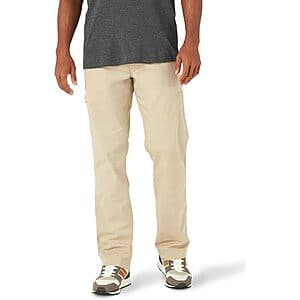Lee Men's Extreme Motion Canvas Cargo Pants - $15.95