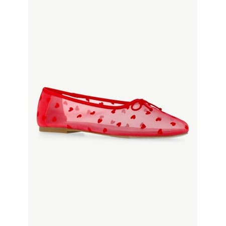 No Boundaries Women's Mesh Ballet Flats