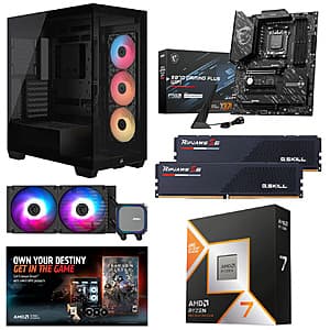 AMD Ryzen 9800X3D CPU, 64GB RAM, MSI X870 Motherboard Bundle