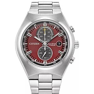 Citizen Eco-Drive Titanium Chronograph Watch: Sleek and Durable Timepiece