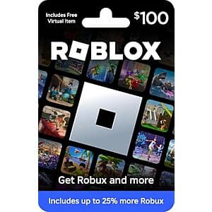 Save up to 20% on Roblox Gift Cards on Amazon