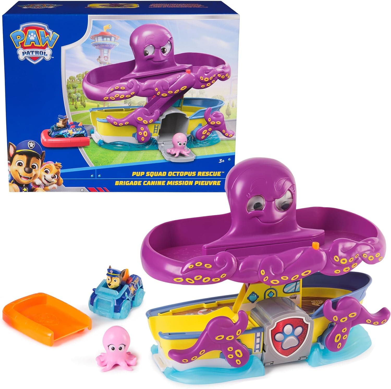 Rescue the Pup Squad with the PAW Patrol Octopus Playset