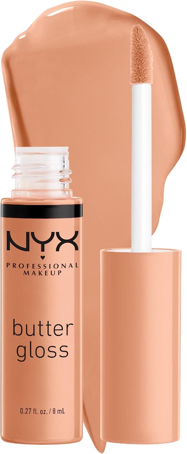 Plump and Nourish Lips with NYX Butter Gloss in Fortune Cookie