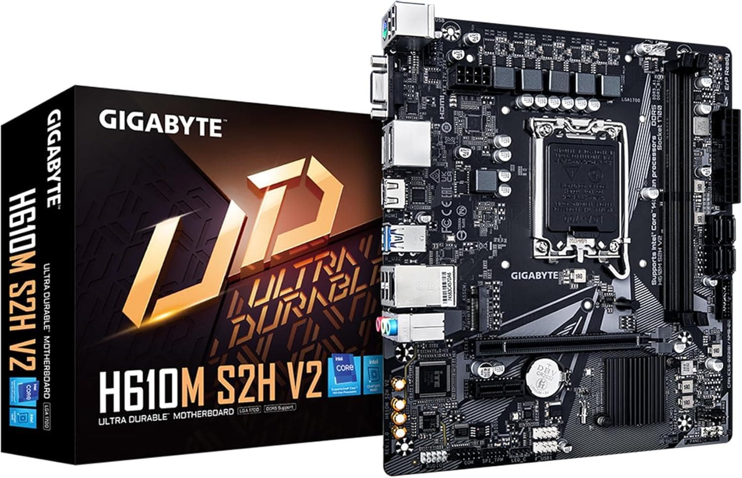 GIGABYTE H610M S2H V2 Motherboard (LGA 1700) Amazon