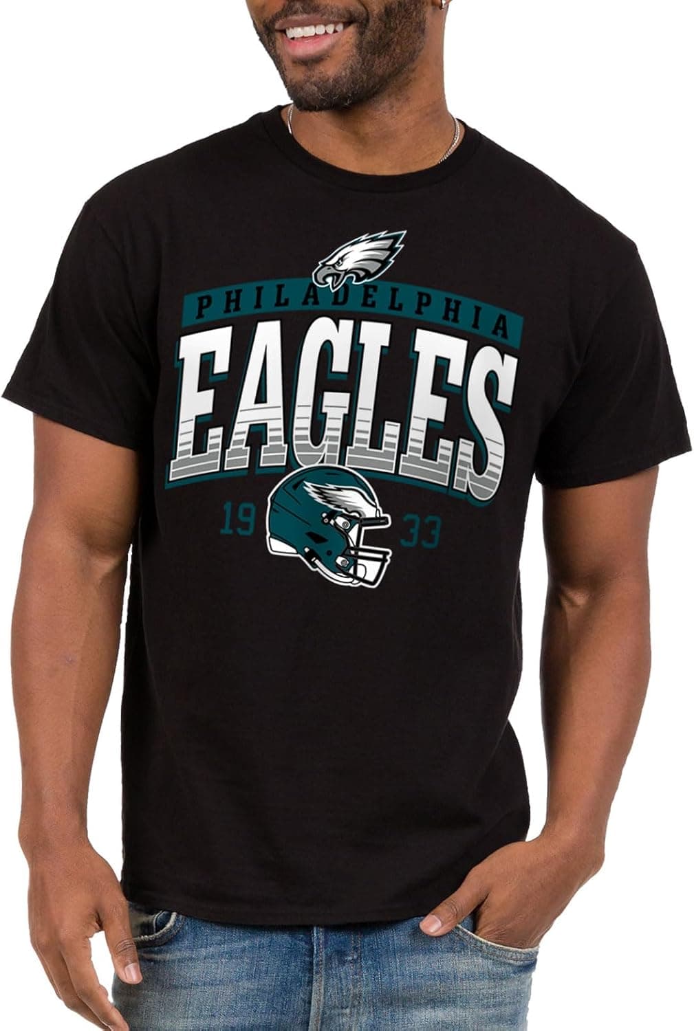 Philadelphia Eagles Mighty - NFL Adult Short Sleeve Fan T-Shirt for Men & Women T-Shirt