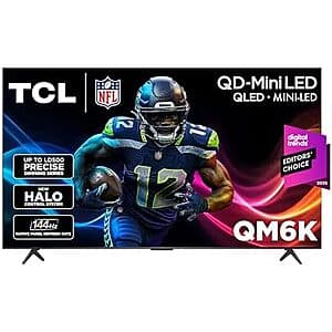 75" TCL 75QM6K QD-Mini LED 4K UHD 144Hz Google Smart TV $680 + Free S&H