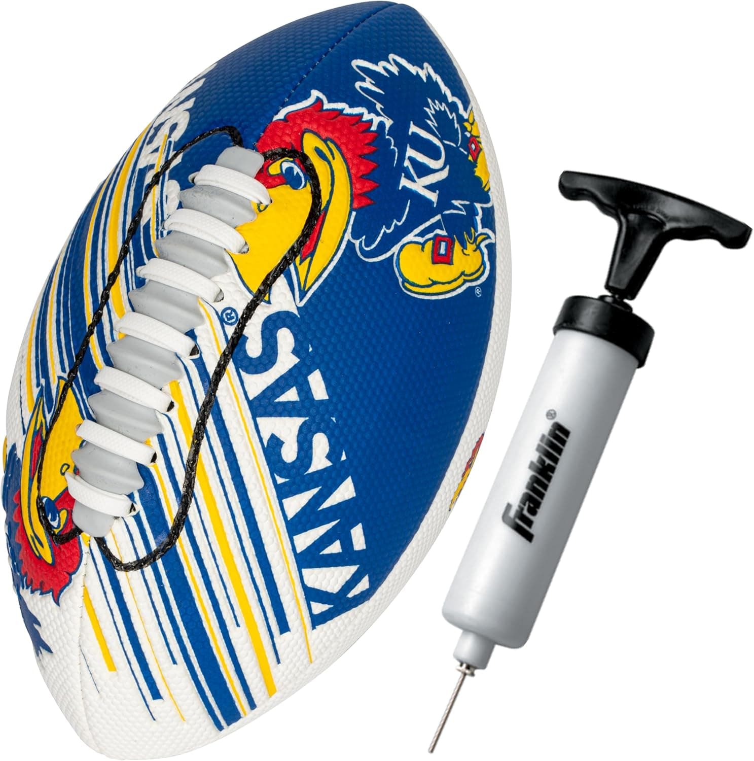 Soft Foam Football for Kids: Franklin Sports Kansas Jayhawks