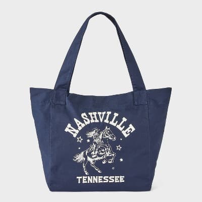 Grayson Threads Kids' Nashville Tote Bag - Navy