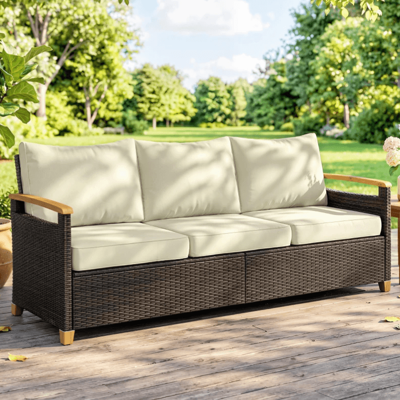 Relax in Style with This Patio Sofa from Aosom