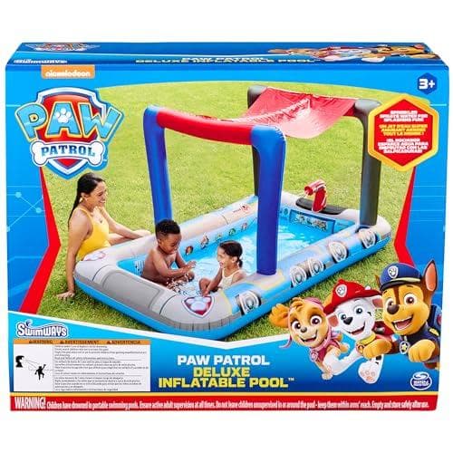 SwimWays Paw Patrol Deluxe Inflatable Pool Amazon