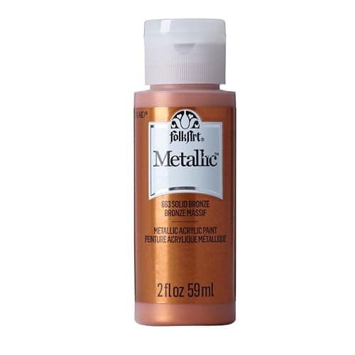 FolkArt Metallic Acrylic Paint in Solid Bronze