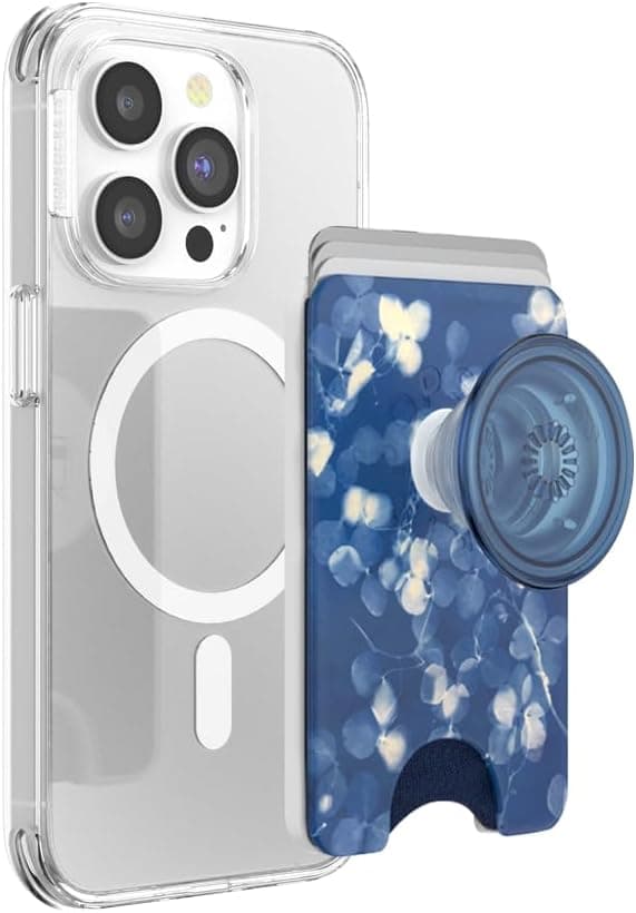 Secure Your Phone with PopSockets Wallet & Grip - Blue Aspen