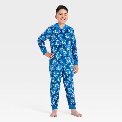 Boys' Sonic Union Suit - Blue XS