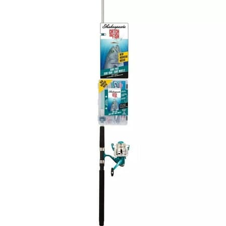Shakespeare Catch More Fish™ Surf Pier Spinning, 7' Medium Fishing Rod, 50 Size Reel