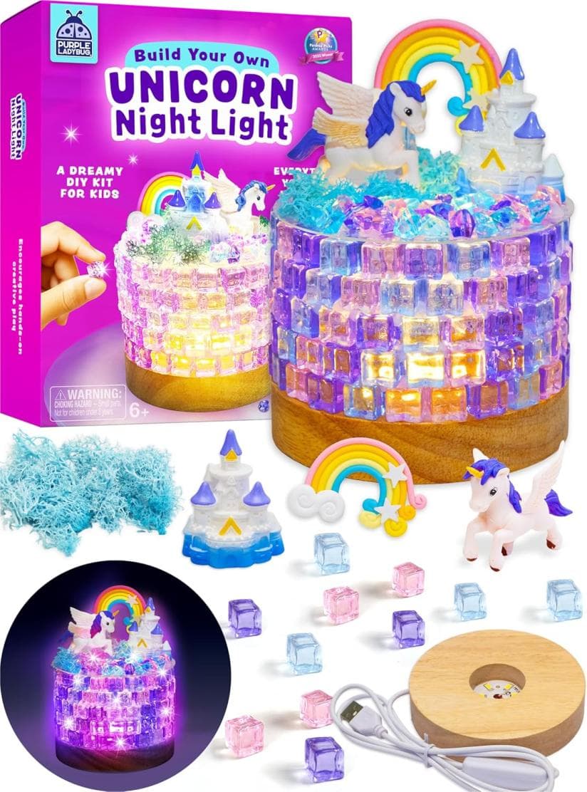 PURPLE LADYBUG Make Your Own Unicorn Night Light Amazon