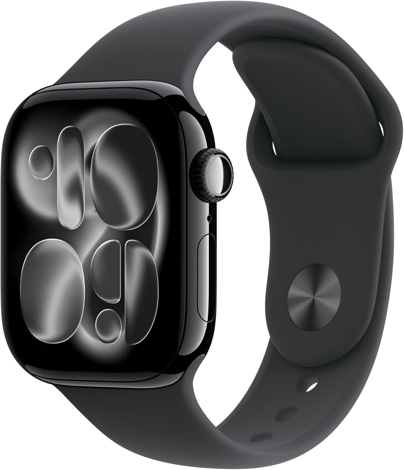 Apple Watch Series 11 with Jet Black Aluminum Case and Black Sport Band