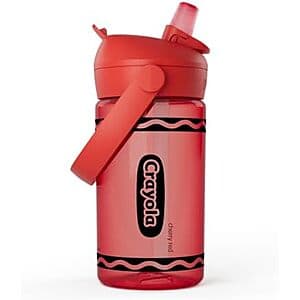 Select Accounts: 14-Oz CamelBak Crayola Flip Straw Kids Water Bottle (Cherry Red) $7.25