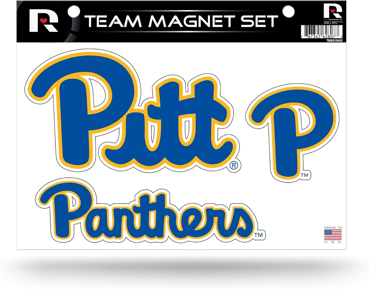 Cheer on the Panthers with this NCAA Die-Cut Magnet Set