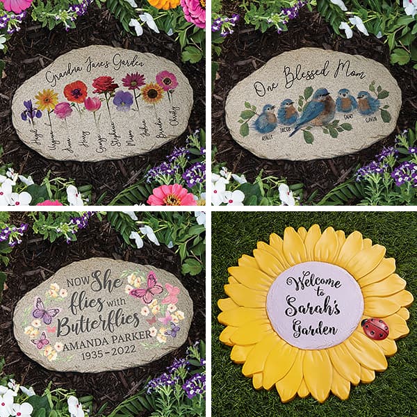 Personalized Garden Stones for $30 - 32% Off