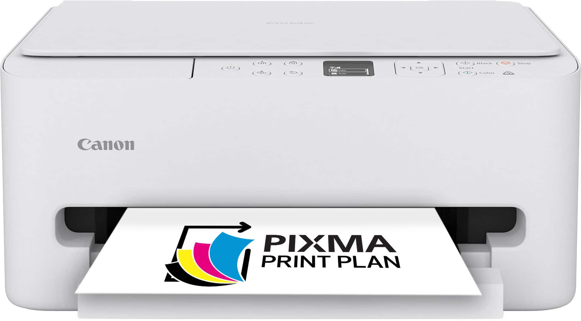 Canon - PIXMA TS6520 Wireless All-In-One Inkjet Printer - White