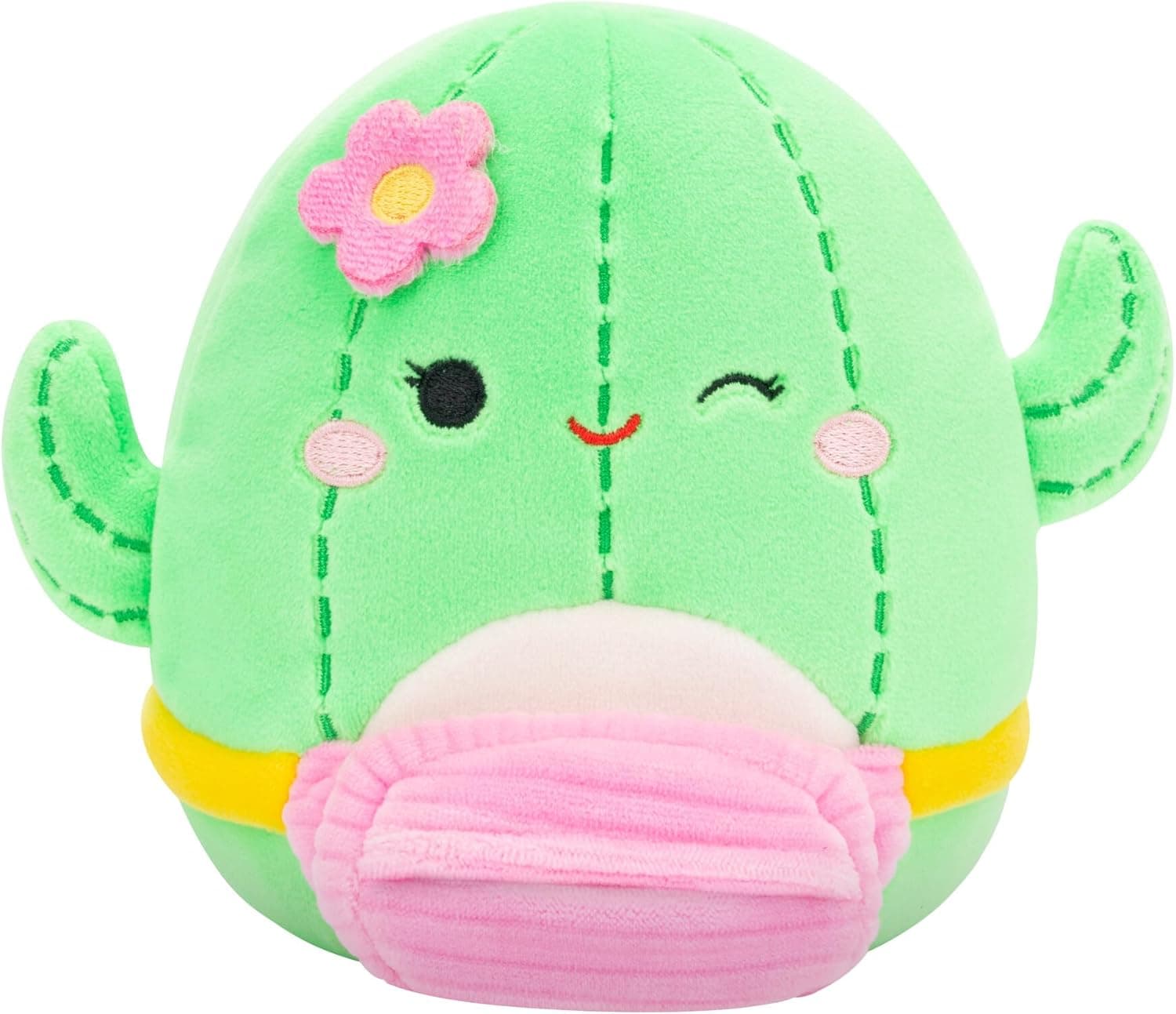 Squishmallows Original 5-Inch Maritza Green Cactus with Pink Fanny Pack - Official Jazwares Plush (Little)
