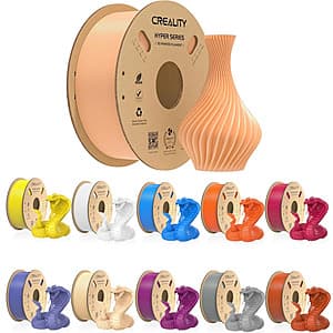 1.75mm Creality Hyper High Speed PLA 3D Printer Filament (10-Pack) - $91.10 with Free Shipping