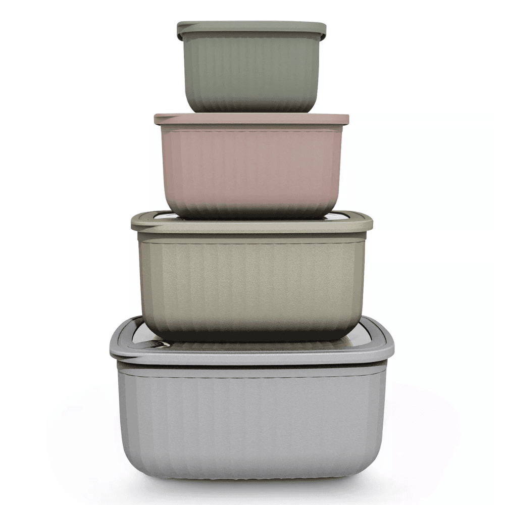 8-Piece Nesting Bowl Set with Lids - Only $10