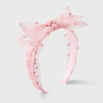 Girls' Valentine's Day Headband - Cat & Jack™ Light Pink