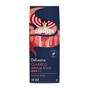 Select Accounts: 12-Oz Lavazza Medium Roast Ground Coffee (Dolcevita Classico) $4.45 w/ Subscribe & Save