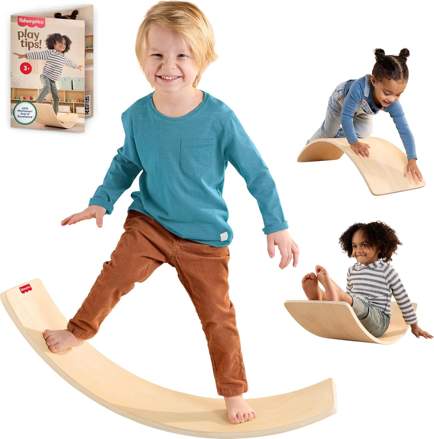Develop Motor Skills with Fisher-Price Montessori Balance Board