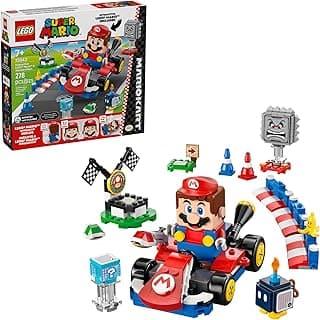 LEGO Super Mario: Mario Kart – Interactive Mario & Standard Kart Building Toy - Pretend Play Racing Playset for Boys & Girls, Ages 7+ - Kids Birthday Gift Idea - 72043