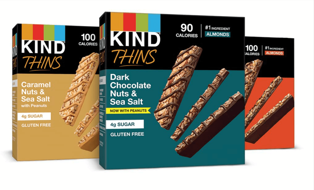 30-Count 0.74oz KIND Thins Bars Amazon