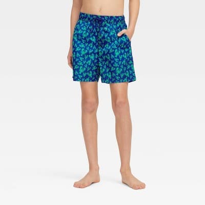 Boys' Lobster Swim Trunks Cobalt Blue - Roller Rabbit x Target M