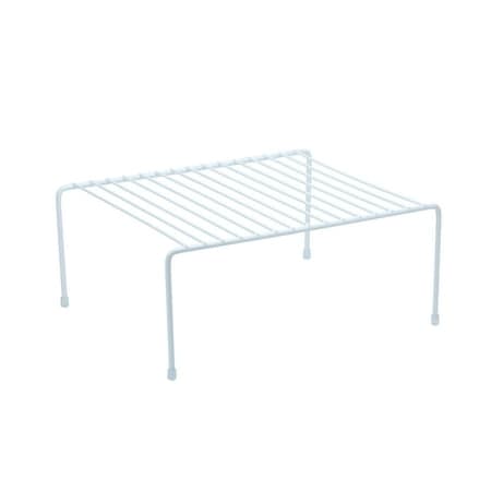 Kitchen Details Medium Kitchen Shelf Organizer 10.2 W and 5.3 H in White