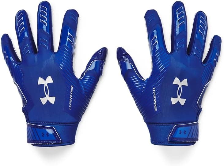 Get Powerful Grip with Under Armour Boys' Football Gloves