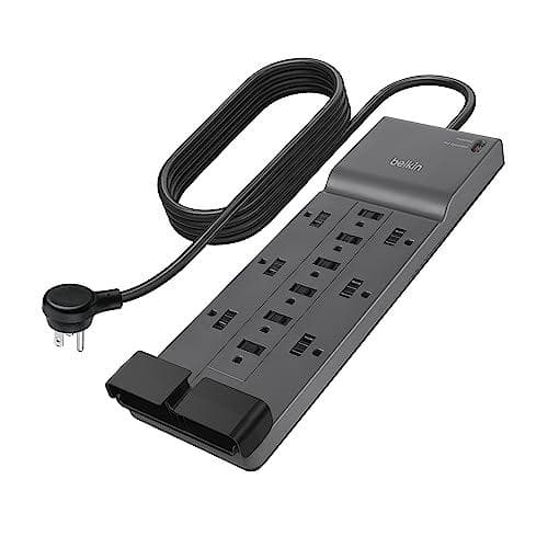 Protect Your Devices with 38% Off Belkin 8' 3940-Joule 12 AC Outlet Surge Protector Power Strip