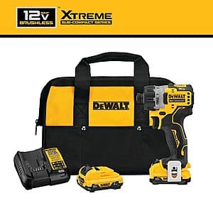 DEWALT 12V Max Brushless Cordless Screwdriver with Battery/Charger