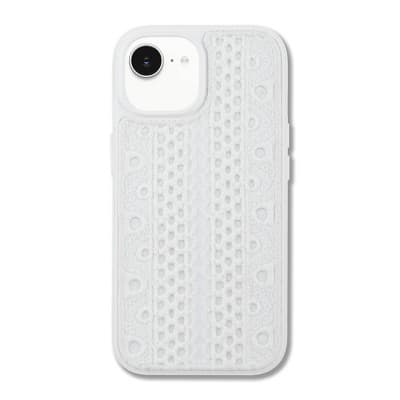 Hello Lux Lace Phone Case - 15/14/13/SE - White