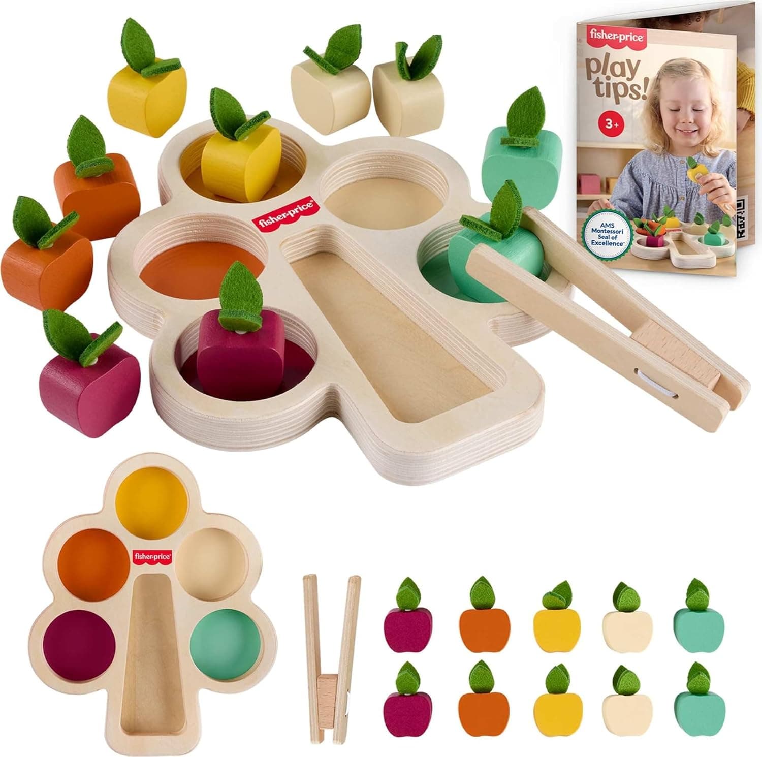 Wooden Learning Toy: Fisher-Price Montessori Sorting Tree