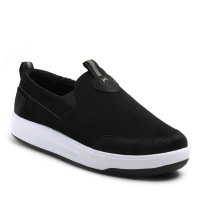 Dearfoams Men's Cypress Energy Return Slip-On Sneaker - Black Size 11