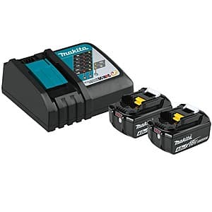 Makita LXT 18V 4.0Ah Batteries & Rapid Charger - 2-Pack