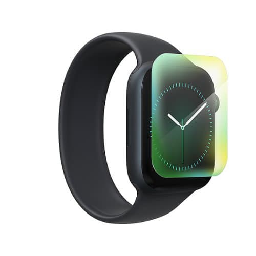ZAGG - InvisibleShield Ultra Eco Impact & Scratch Screen Protector for Apple Watch Series 7, 8 & 9 45mm - Clear