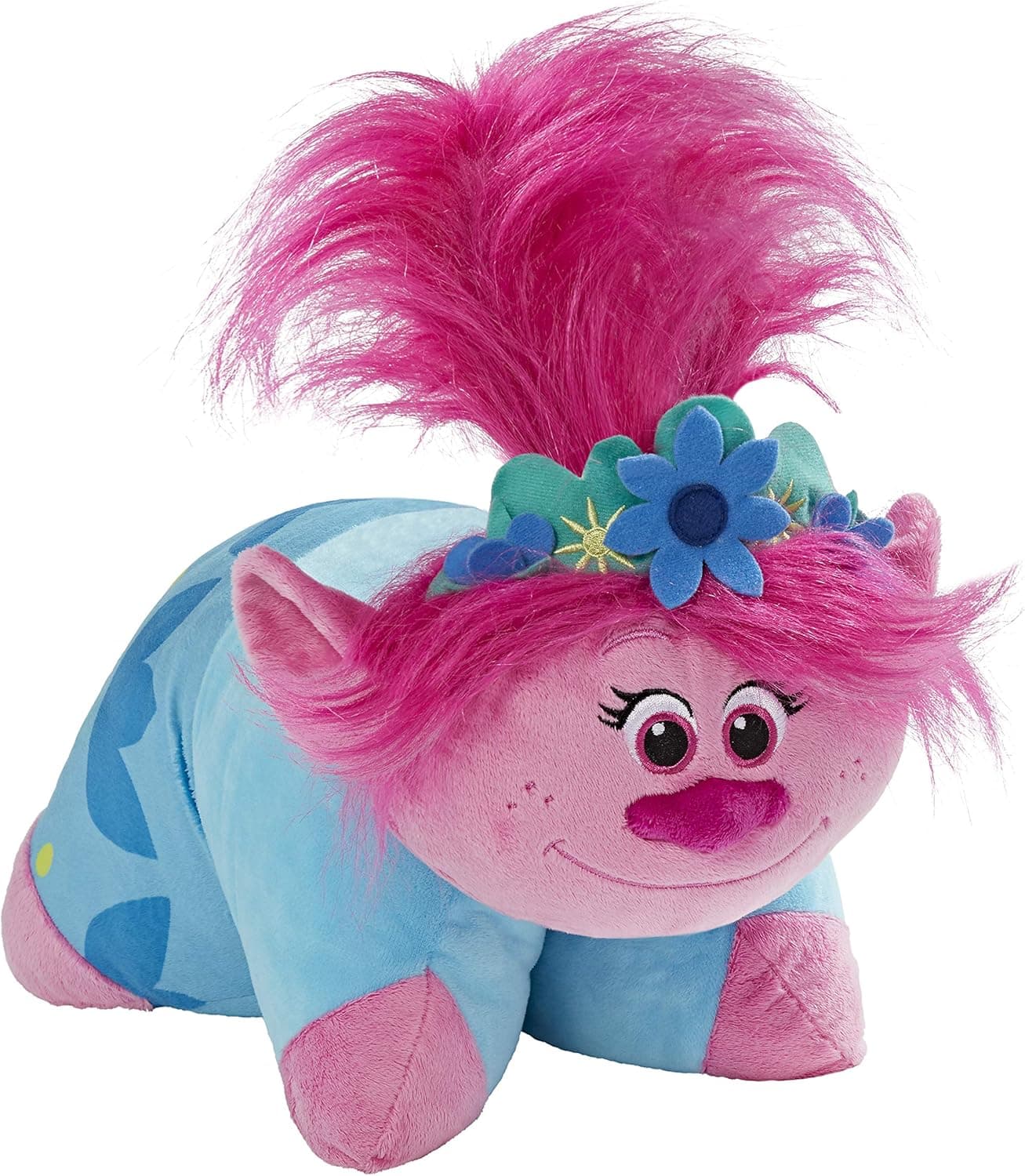 Cuddle Up with Poppy: Pillow Pets Trolls World Tour Plush Toy