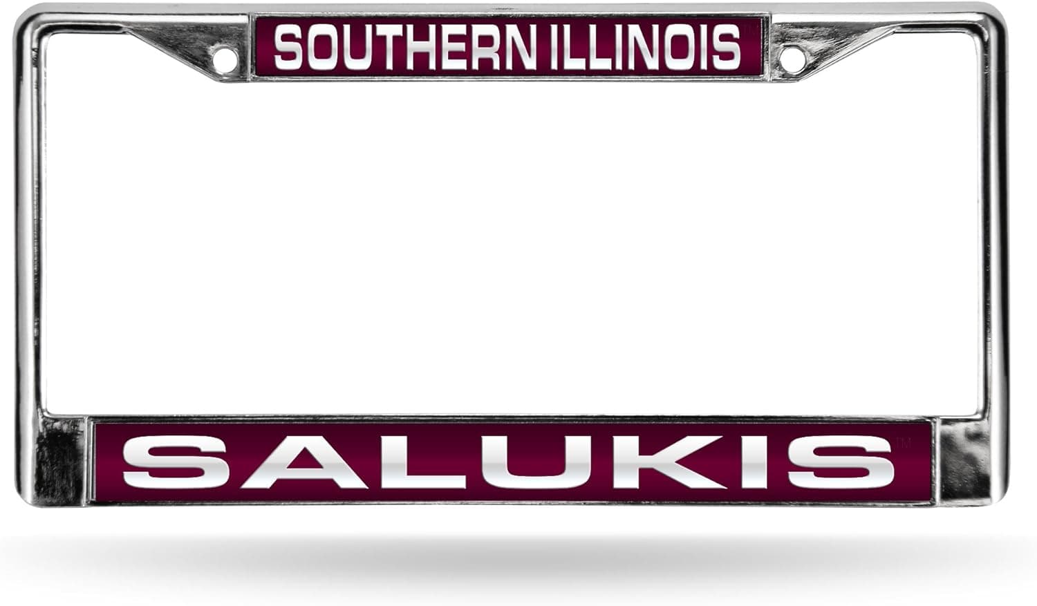 Stylish NCAA Southern Illinois Salukis Car License Plate Frame