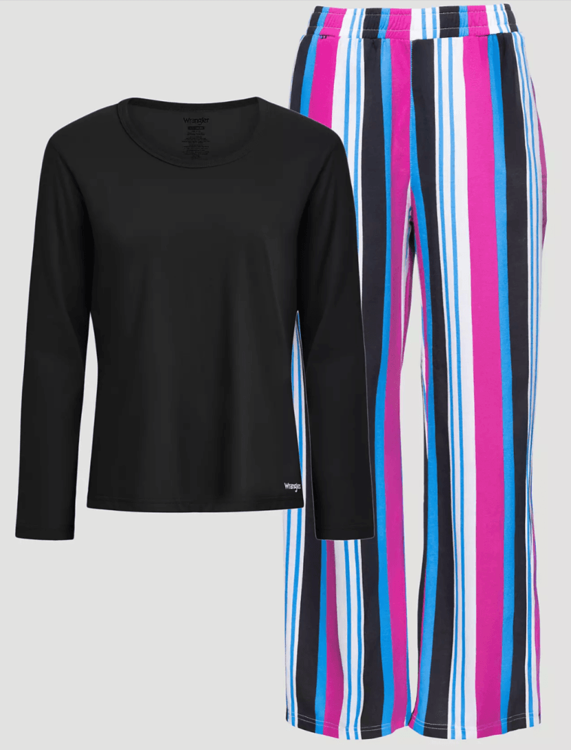 Wrangler Women's Brushpopper Pajama Set on Wrangler
