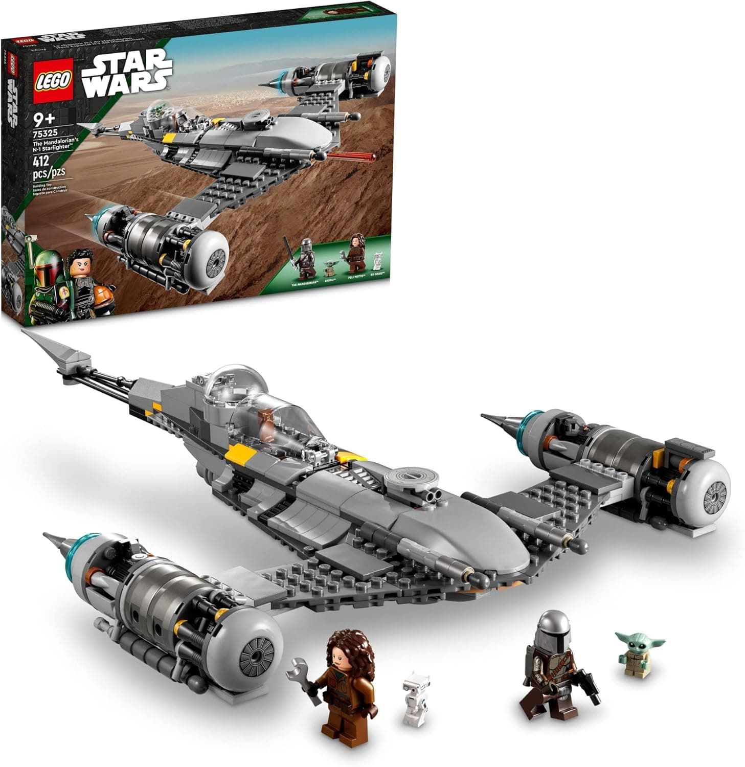Soar with the Mandalorian in the N-1 Starfighter LEGO Set