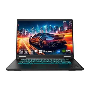Powerful GIGABYTE Laptop: 16" 1200p, i7-13620H, RTX 5050, 16GB RAM, 512GB SSD